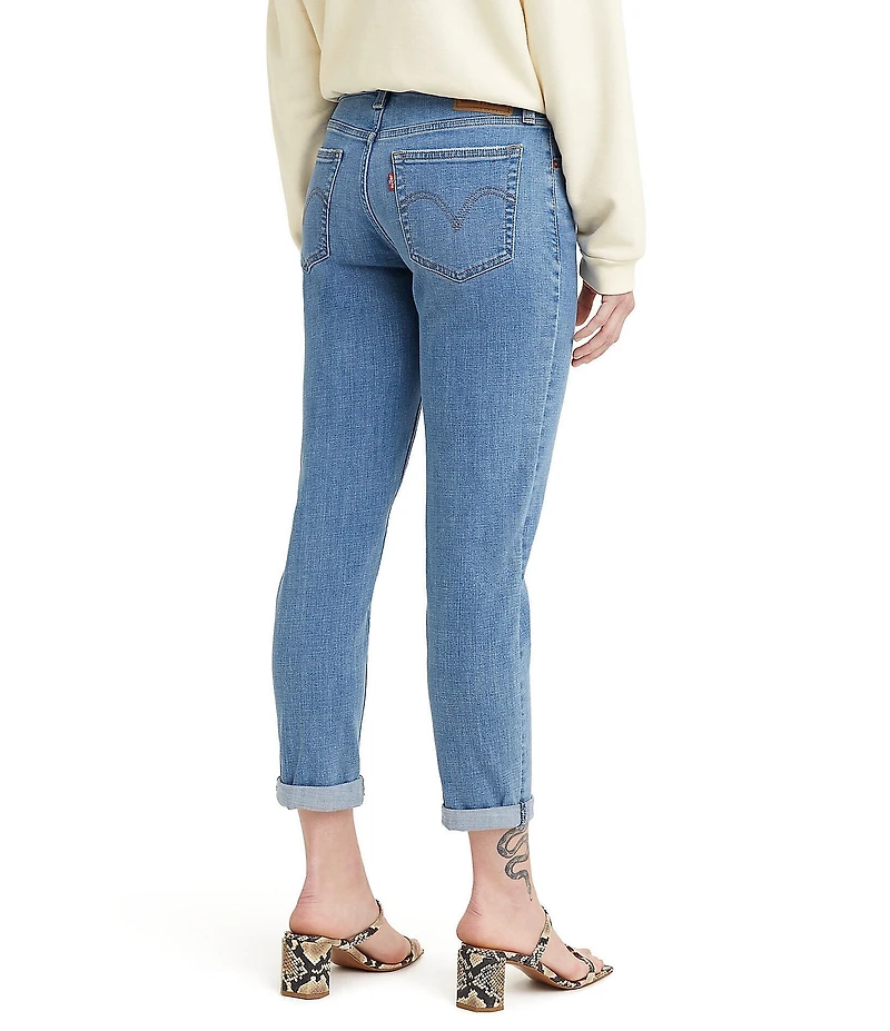 Levi's® Mid Rise Destructed Tapered Leg Boyfriend Jeans
