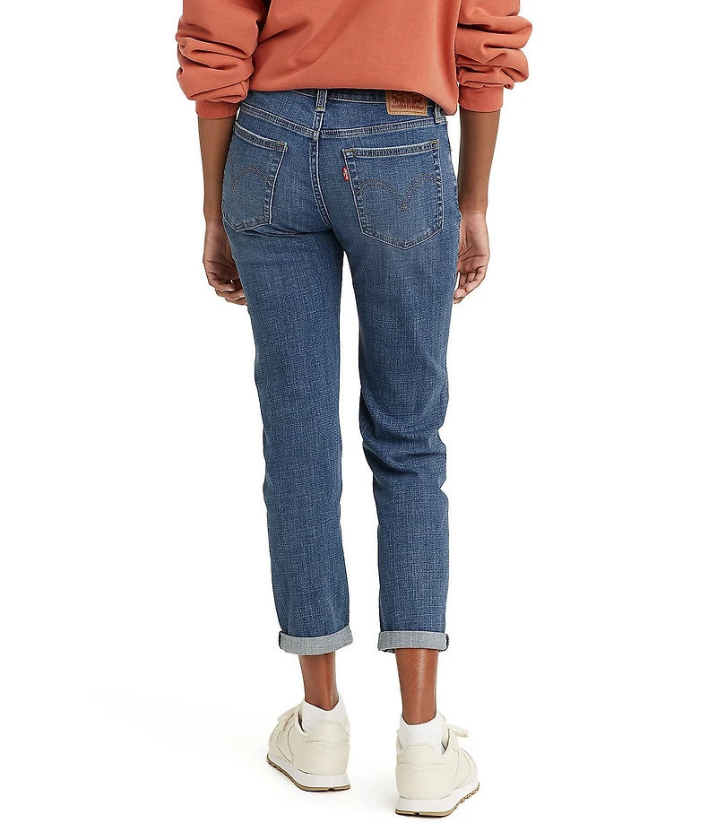 Levi's® Mid Rise Destructed Tapered Leg Boyfriend Jeans