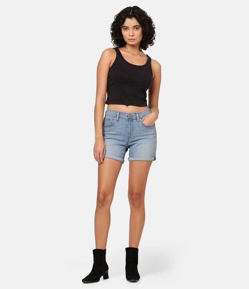 Levi's® Mid Rise Rolled Cuff Shorts