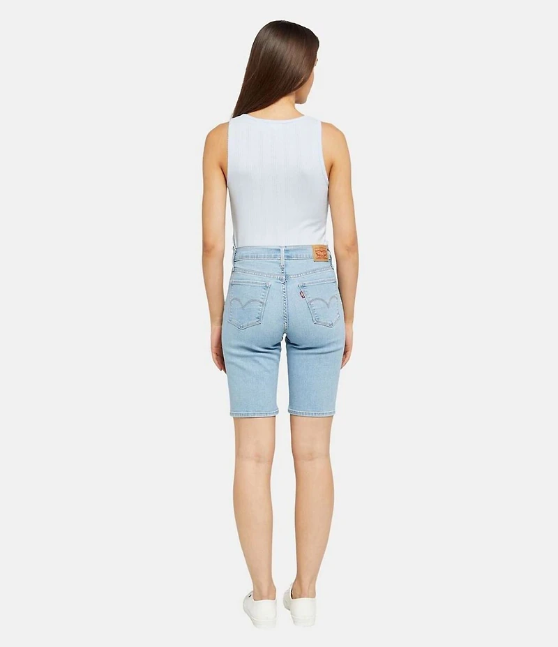 Levi's® Mid-Rise Shaping Bermuda Denim Shorts