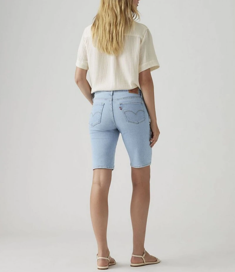 Levi's® Mid-Rise Shaping Bermuda Denim Shorts