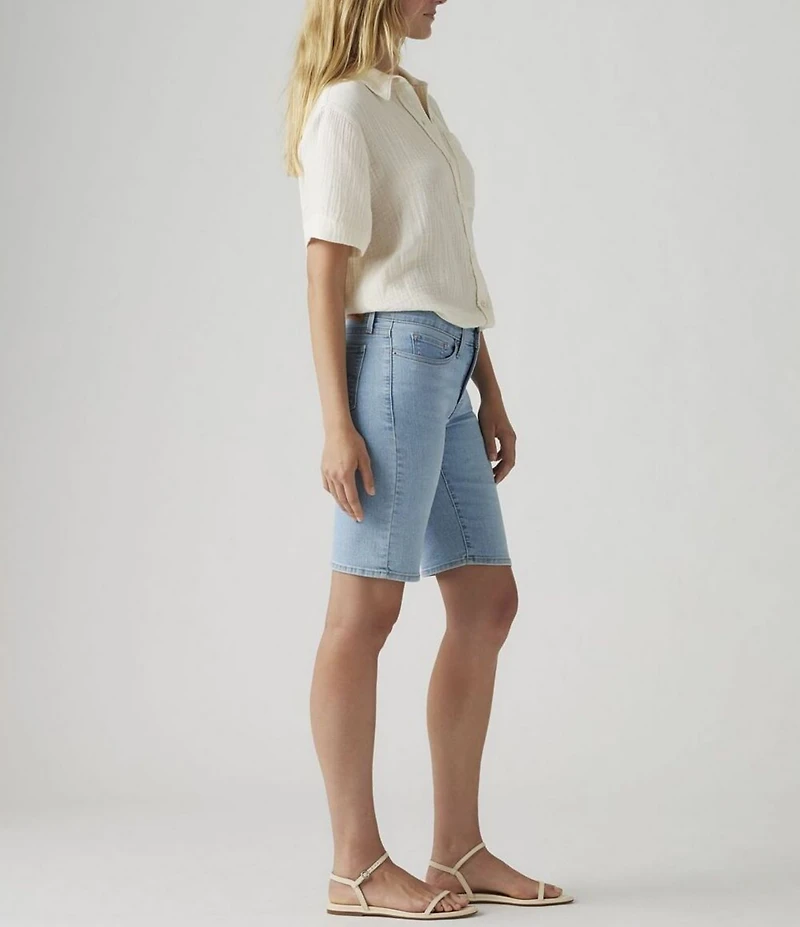 Levi's® Mid-Rise Shaping Bermuda Denim Shorts
