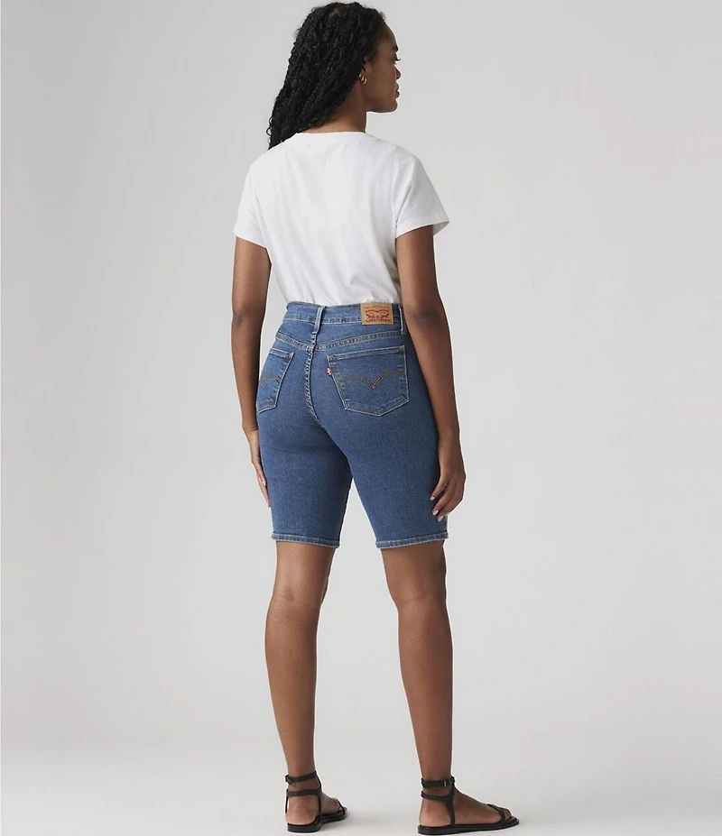 Levi's® Mid-Rise Shaping Bermuda Denim Shorts