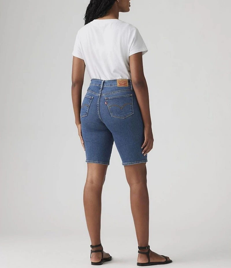 Levi's® Mid-Rise Shaping Bermuda Denim Shorts