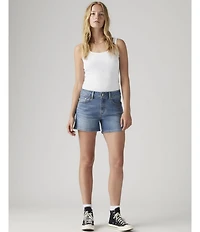 Levi's® Mid Rise Stretch Denim Shorts
