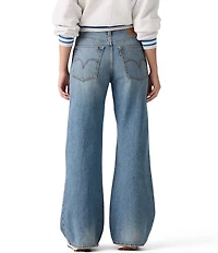 Levi's® Middy Mid Rise Loose Fit Bootcut Destructed Jeans