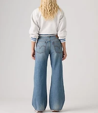 Levi's® Middy Mid Rise Loose Fit Bootcut Destructed Jeans