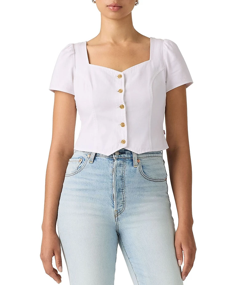 Levi's® Miette Short Sleeve Denim Shirt