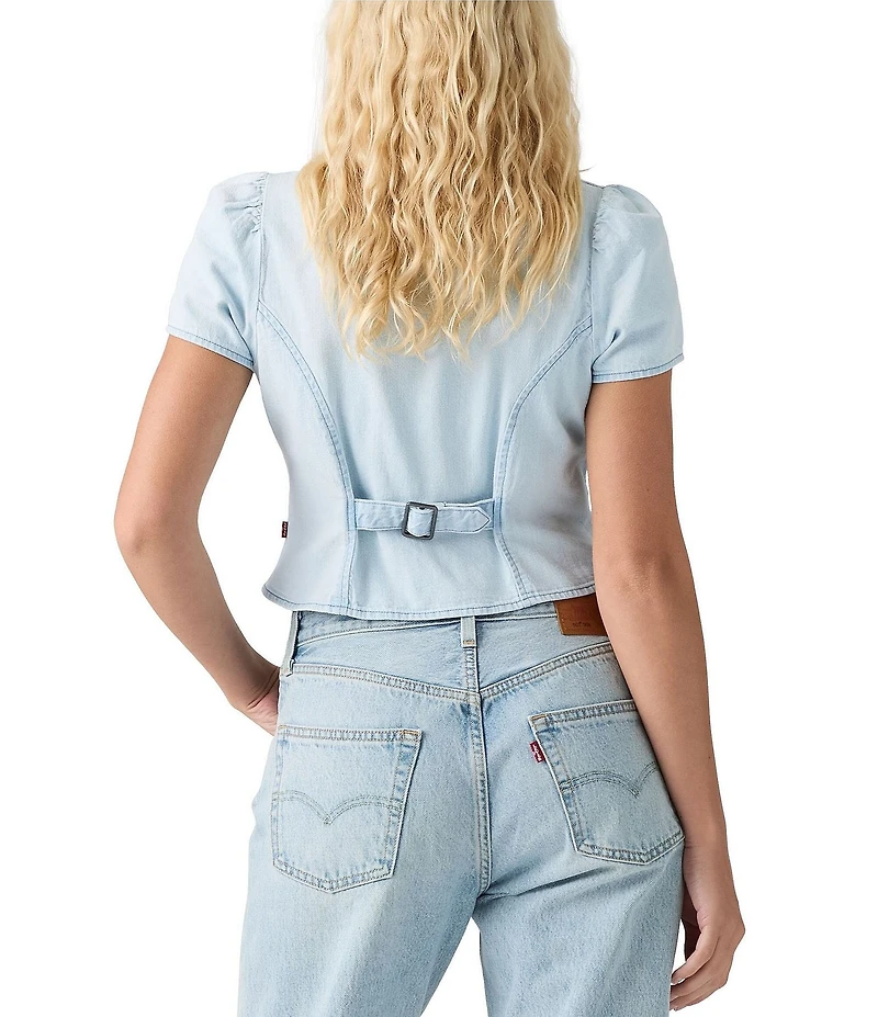 Levi's® Miette Short Sleeve Denim Shirt