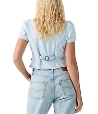 Levi's® Miette Short Sleeve Denim Shirt