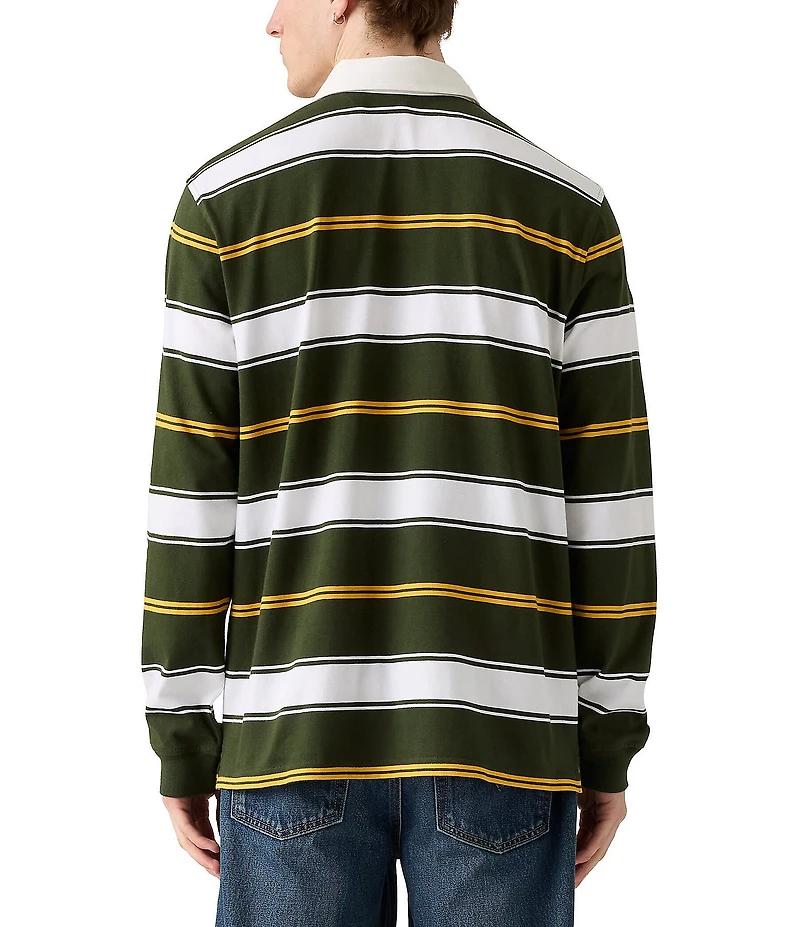 Levi's® Multi Striped Long Sleeve Rugby Shirt