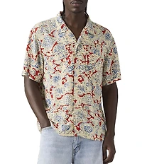 Levi's® Paisley Short Sleeve Classic Camp Shirt