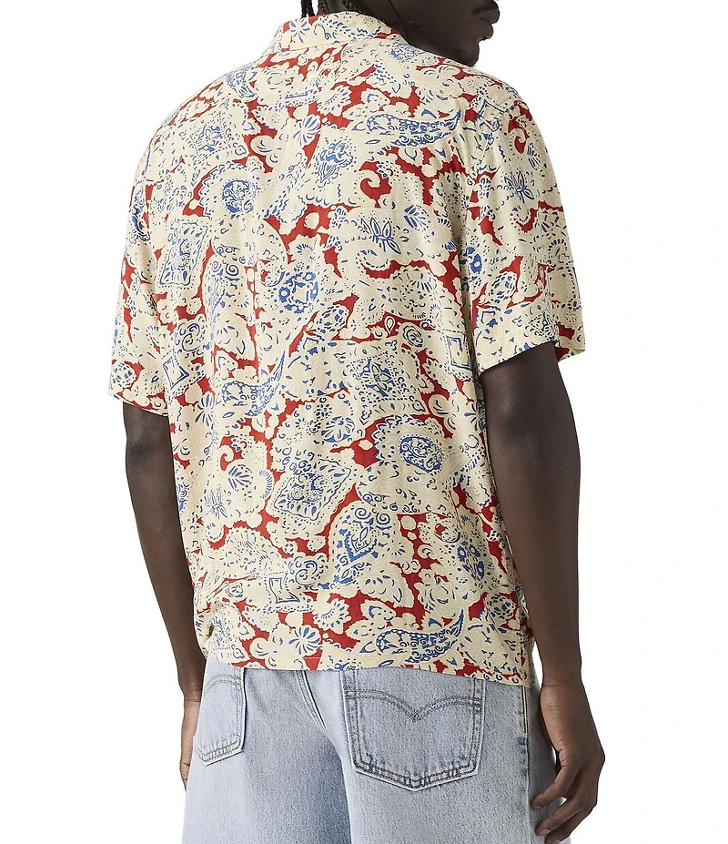 Levi's® Paisley Short Sleeve Classic Camp Shirt