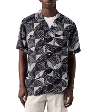 Levi's® Patchwork Printed Short Sleeve Woven Shirt