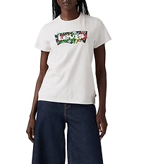 Levi's® Perfect Short Sleeve Floral Batwing Graphic T-Shirt