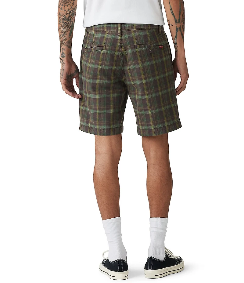 Levi's® Plaid 8#double; Inseam Chino Shorts