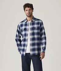 Levi's® Plaid Long Sleeve Classic Worker Button Front Shirt