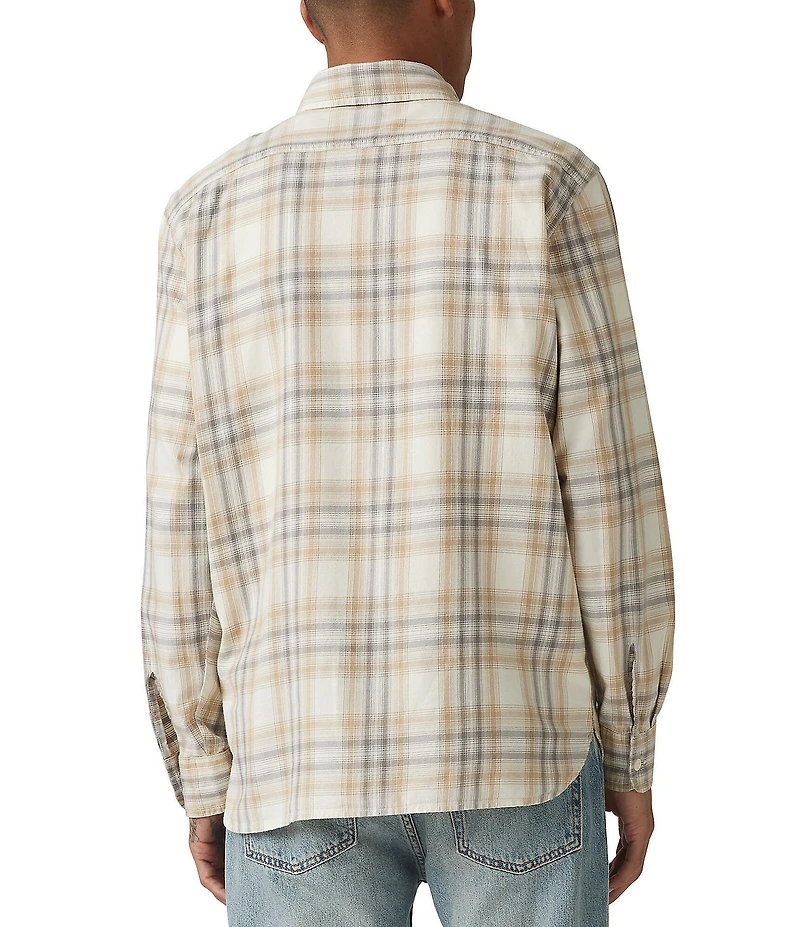 Levi's® Plaid Print Long Sleeve Worker Overshirt