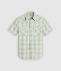 Levi's® Plaid Short Sleeve Western Shirt