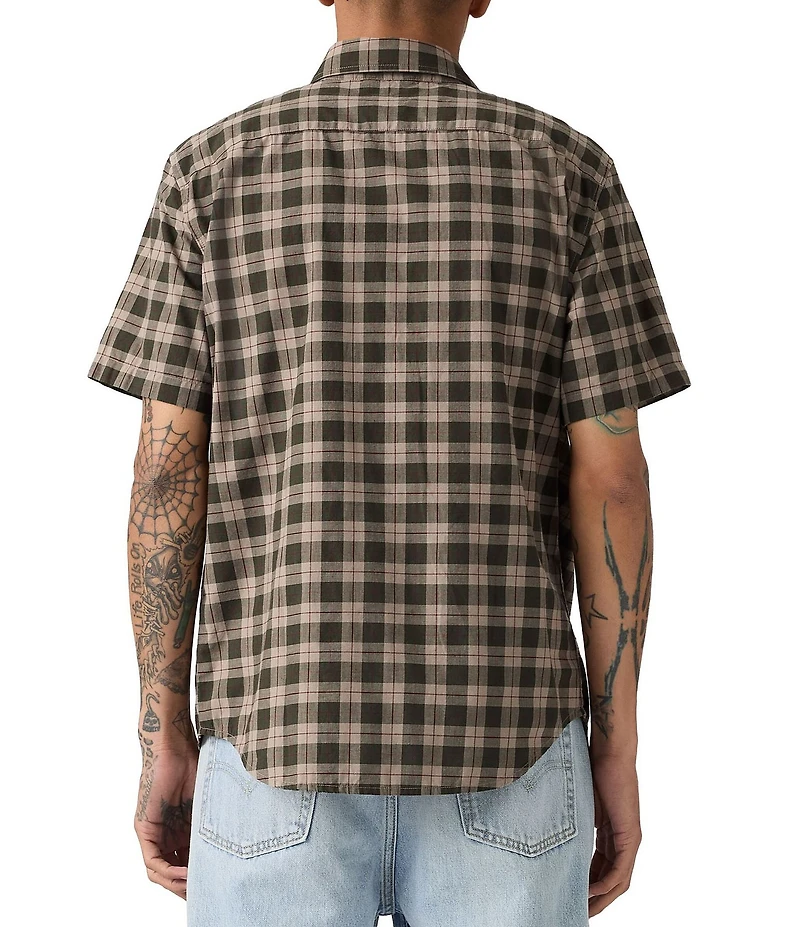 Levi's® Plaid Short Sleeve Woven Shirt