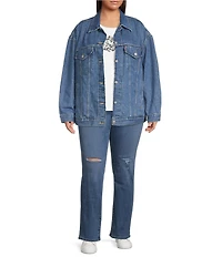 Levi's® Plus Size 724 High Waisted Straight Leg Denim Jeans
