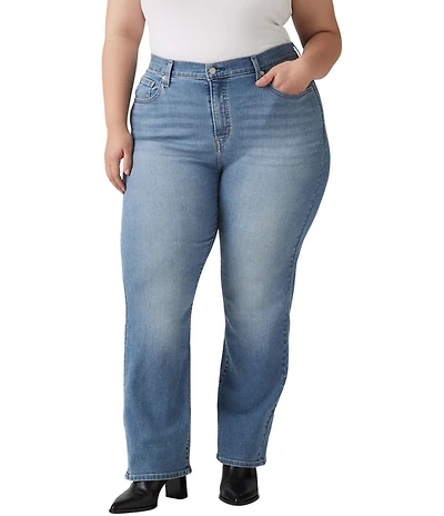 Levi's® Plus Size 724 High Waisted Straight Leg Denim Jeans