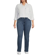 Levi's® Plus Size Classic Mid Rise Straight Leg Jeans