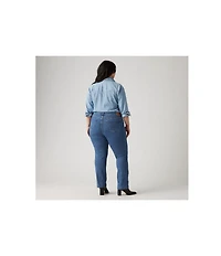 Levi's® Plus Size Classic Mid Rise Straight Leg Jeans