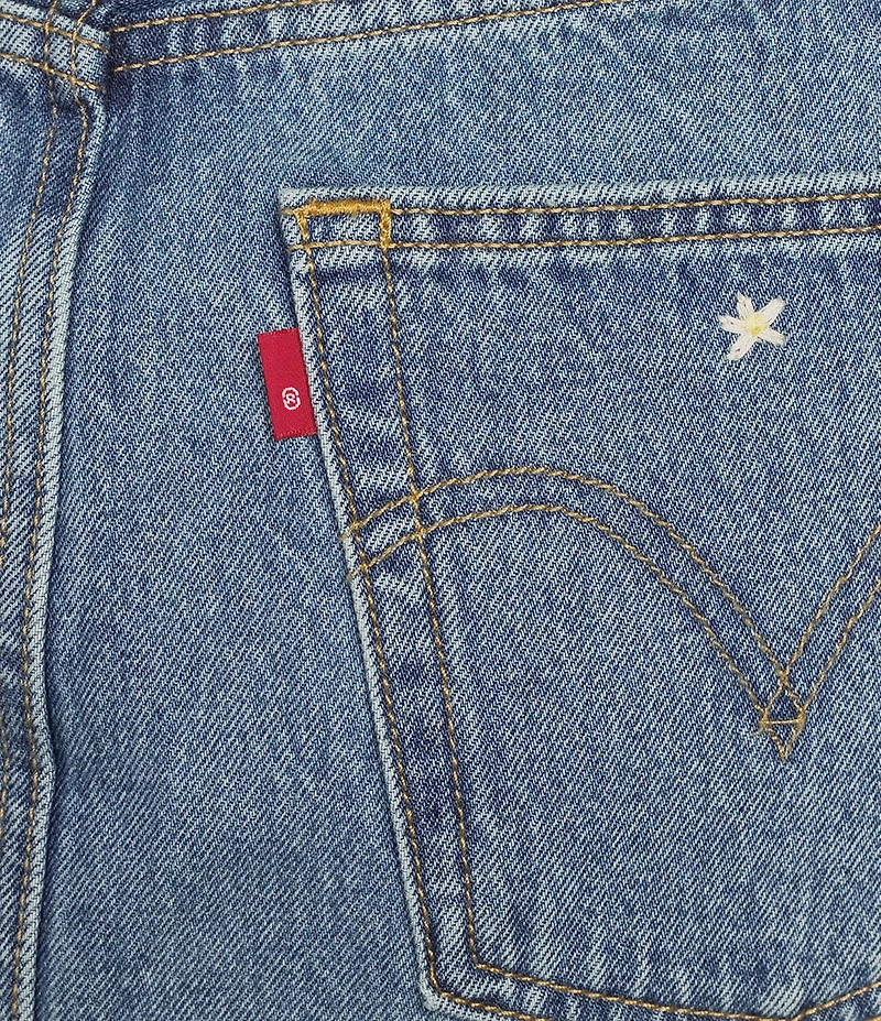 Levi's® Plus Size Icon Floral Embroidered Mid-Rise Mini Skirt