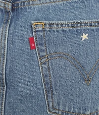 Levi's® Plus Size Icon Floral Embroidered Mid-Rise Mini Skirt