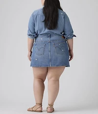 Levi's® Plus Size Icon Floral Embroidered Mid-Rise Mini Skirt