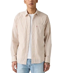 Levi's® Pocketed Long Sleeve Plaid Woven Shirt