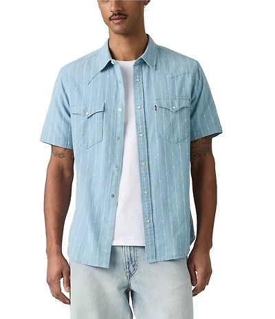 Levi's® Printed Short Sleeve Woven Shirt