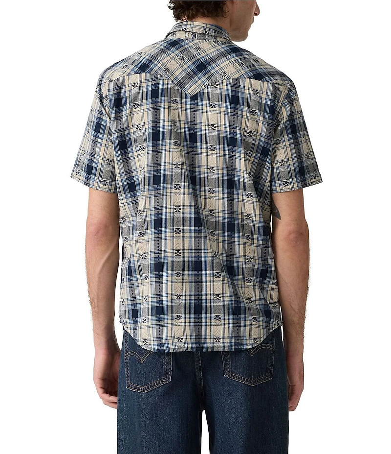 Levi's® Printed Short Sleeve Woven Western Shirt