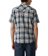 Levi's® Printed Short Sleeve Woven Western Shirt