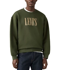 Levi's® Relaxed Fit Long Sleeve Fleece Sweatshirt