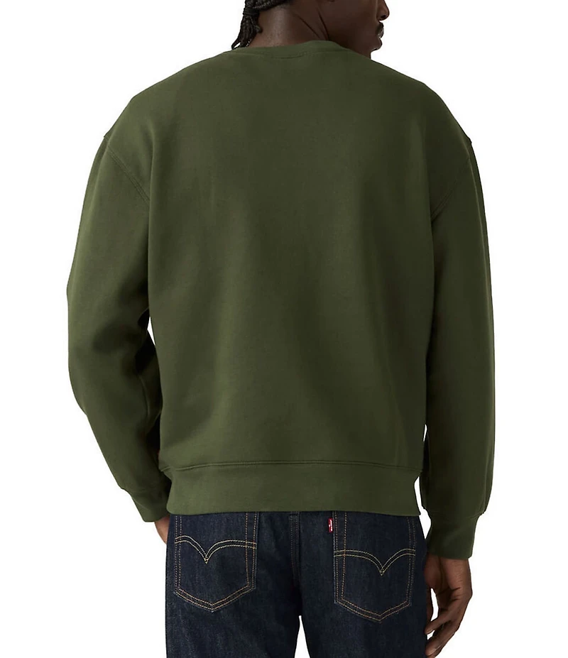 Levi's® Relaxed Fit Long Sleeve Fleece Sweatshirt