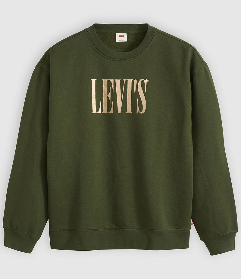 Levi's® Relaxed Fit Long Sleeve Fleece Sweatshirt