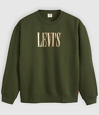 Levi's® Relaxed Fit Long Sleeve Fleece Sweatshirt
