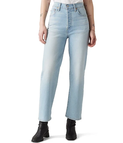 Levi's® Ribcage Straight Leg Ankle Jeans