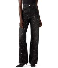 Levi's® Ribcage Super High Rise Slim Fit Embellished Wide Leg Jeans