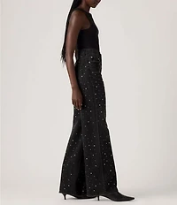 Levi's® Ribcage Super High Rise Slim Fit Embellished Wide Leg Jeans