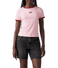 Levi's® Ricker Short Sleeve Daisy Ringer T-Shirt