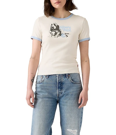 Levi's® Rickie Dog Graphic Short Sleeve T-Shirt