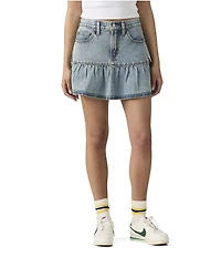 Levi's® Ruffled Denim Mini Skirt
