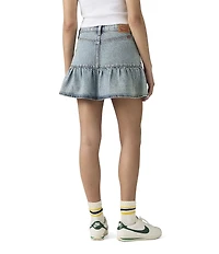 Levi's® Ruffled Denim Mini Skirt