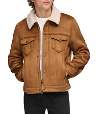 Levi's® Sherpa Sherpa Zip Front Trucker Jacket