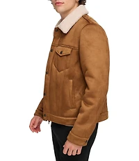Levi's® Sherpa Sherpa Zip Front Trucker Jacket