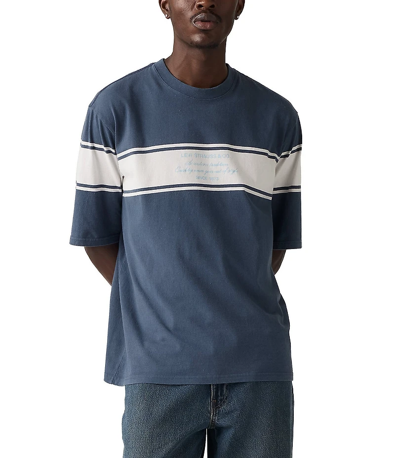 Levi's® Short Sleeve Blue Archival Script T-Shirt