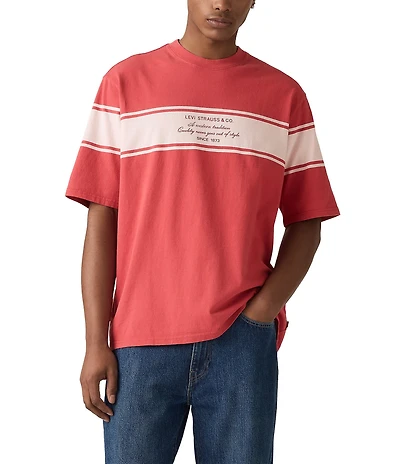 Levi's® Short Sleeve Red Archival Script T-Shirt